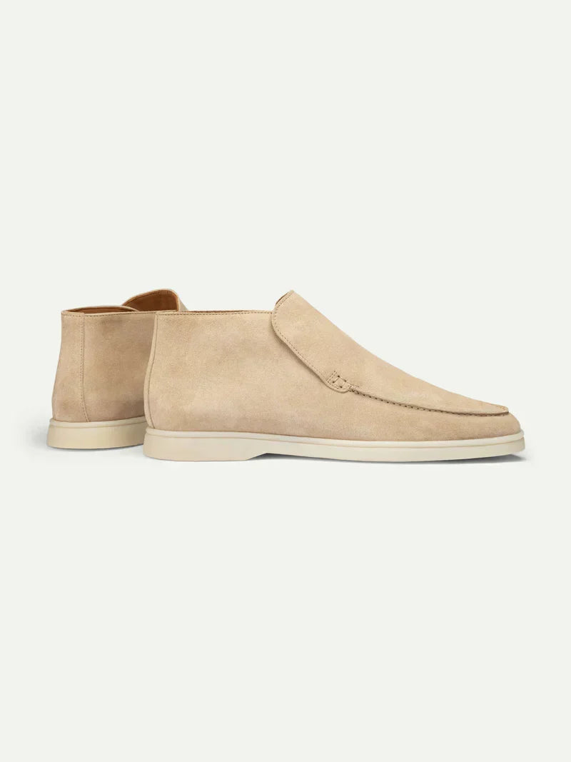Ljusbeige city-loafer
