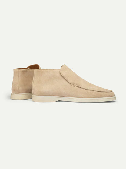 Ljusbeige city-loafer