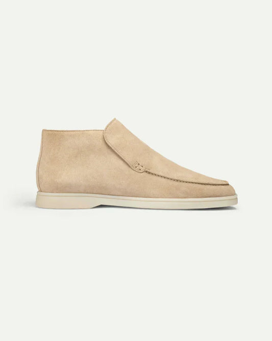 Ljusbeige city-loafer