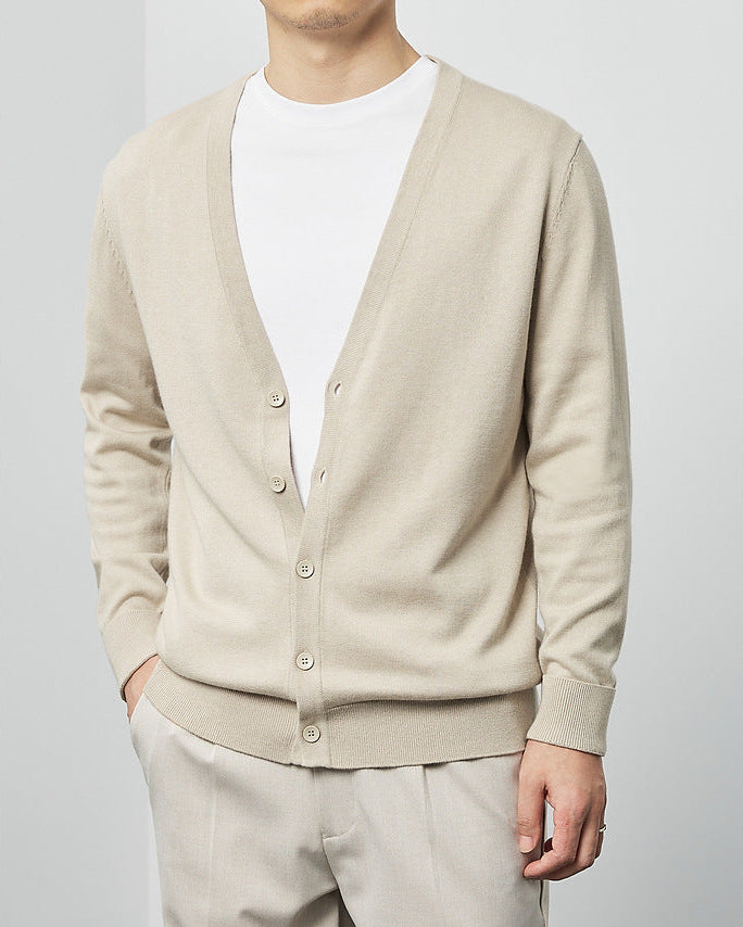 Mimaike Essential V-ringad stickad kofta
