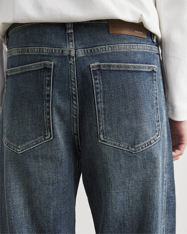 Stora, avslappnade vintage-jeans med raka ben
