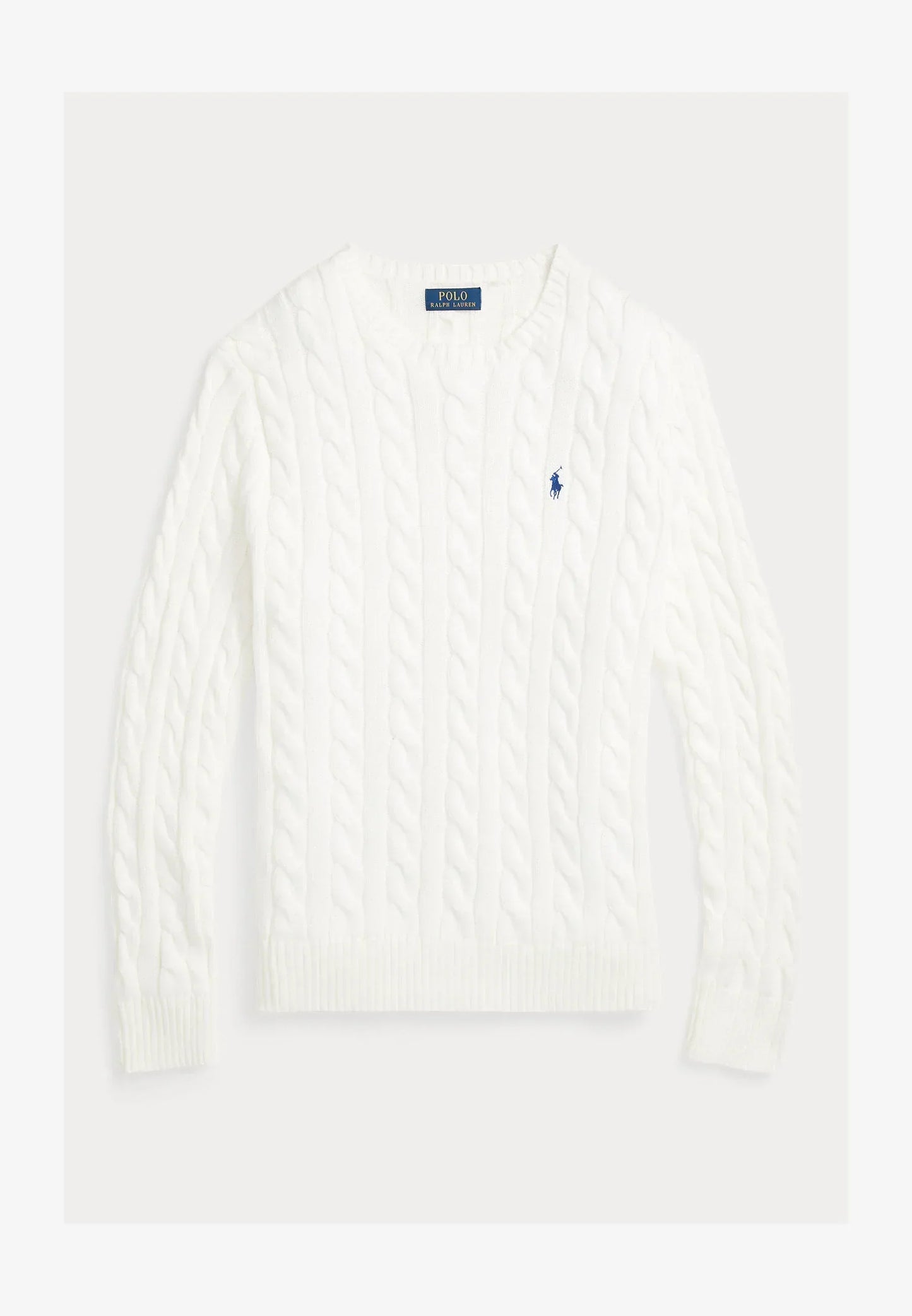 Ralph Lauren Cable-Knit Crew-Neck