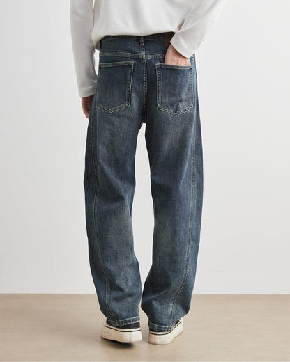 Stora, avslappnade vintage-jeans med raka ben