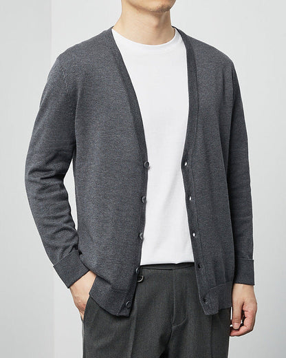Mimaike Essential V-ringad stickad kofta