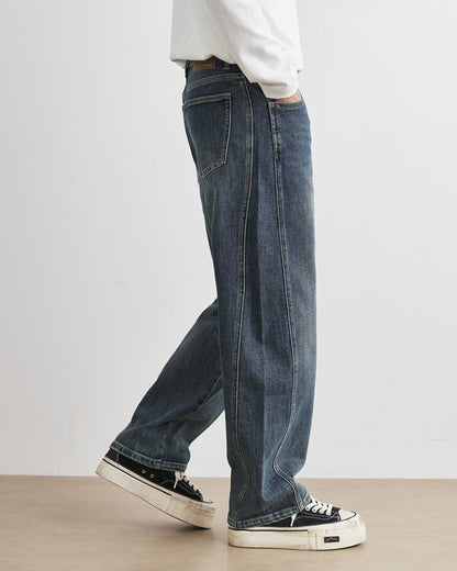 Stora, avslappnade vintage-jeans med raka ben