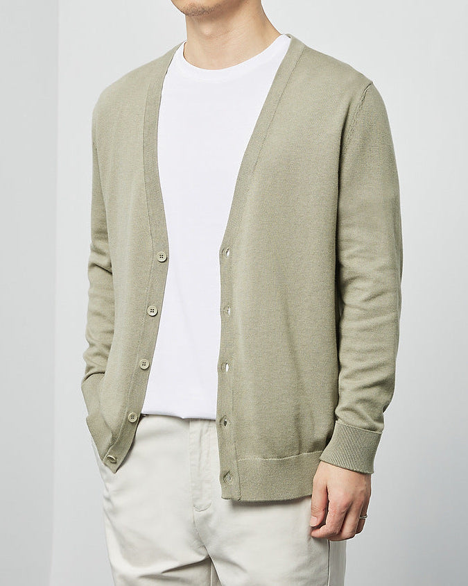 Mimaike Essential V-ringad stickad kofta