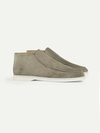 Pistagegrön city-loafer