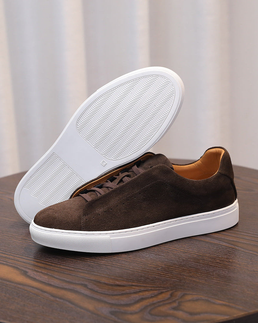 Softey Suede Low Sneakers - brun