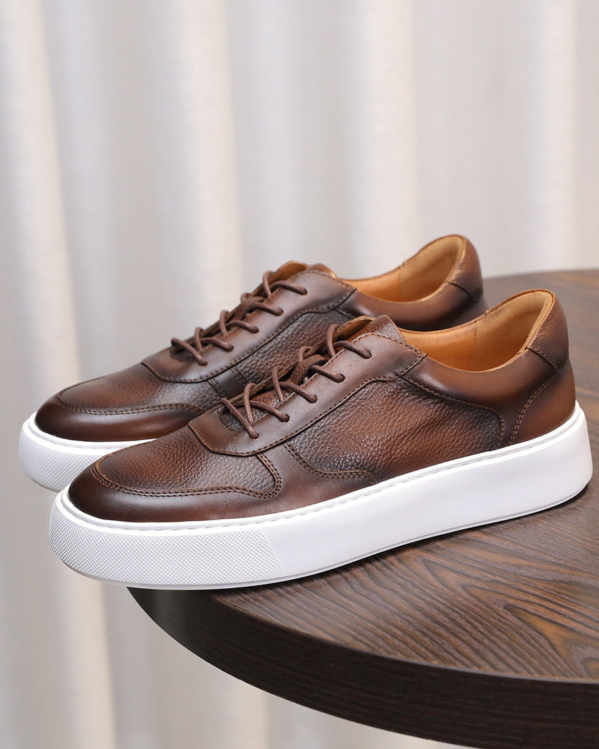 Torino Pebble-Grain låga sneakers