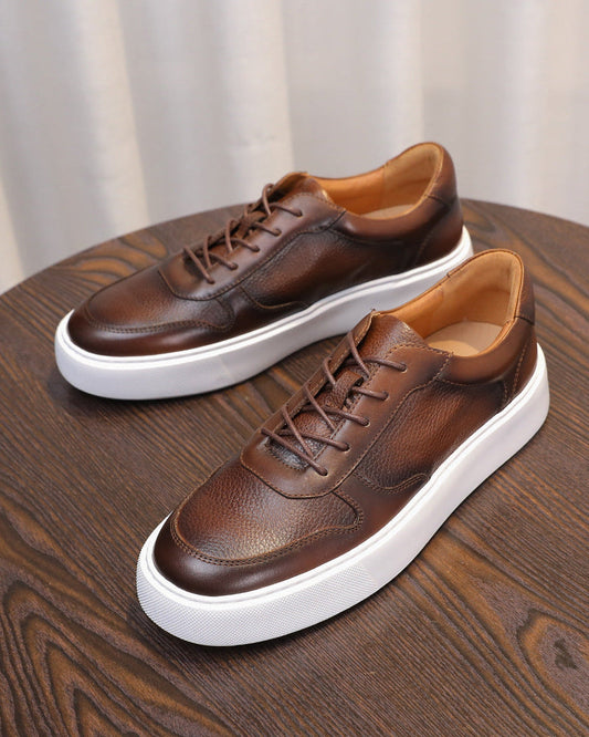 Torino Pebble-Grain låga sneakers