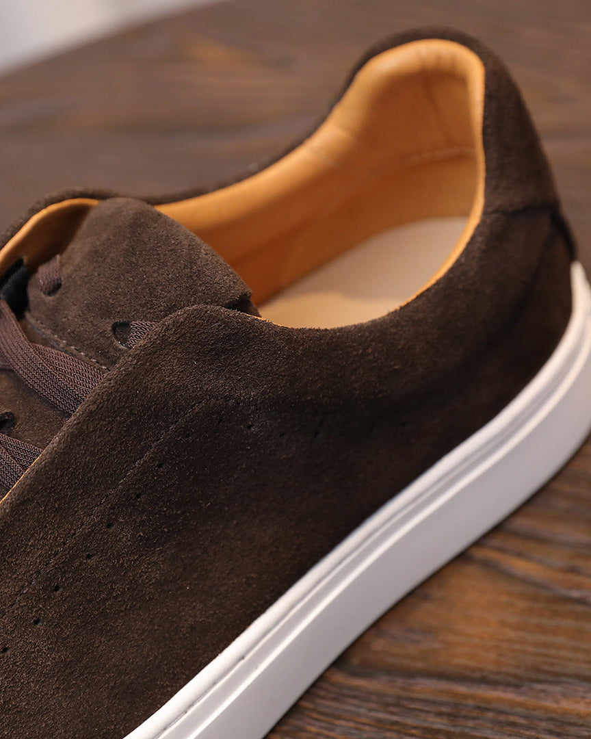 Softey Suede Low Sneakers - brun