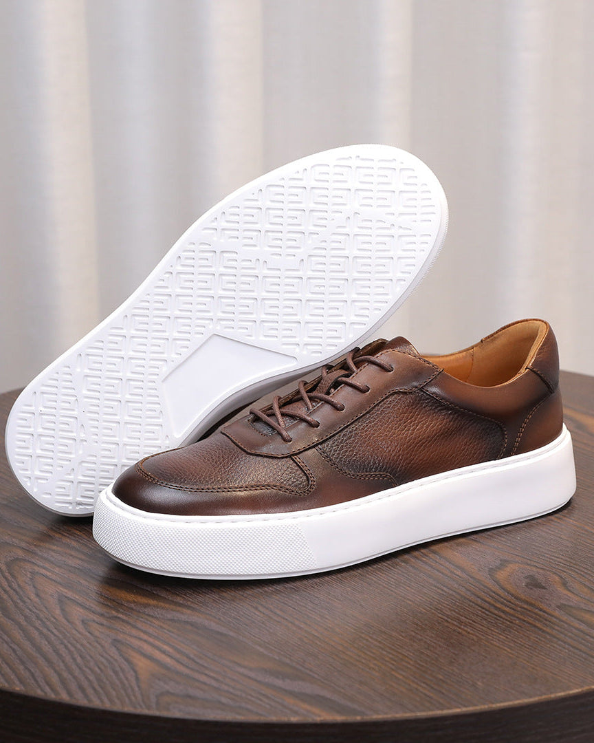 Torino Pebble-Grain låga sneakers