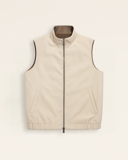 VÄNDBAR VÄST - EBONY/BEIGE