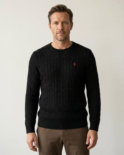 Ralph Lauren Cable-Knit Crew-Neck