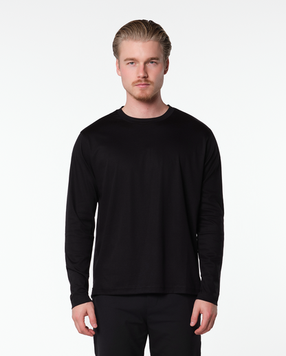 LYXIG L/S T-SHIRT - SVART