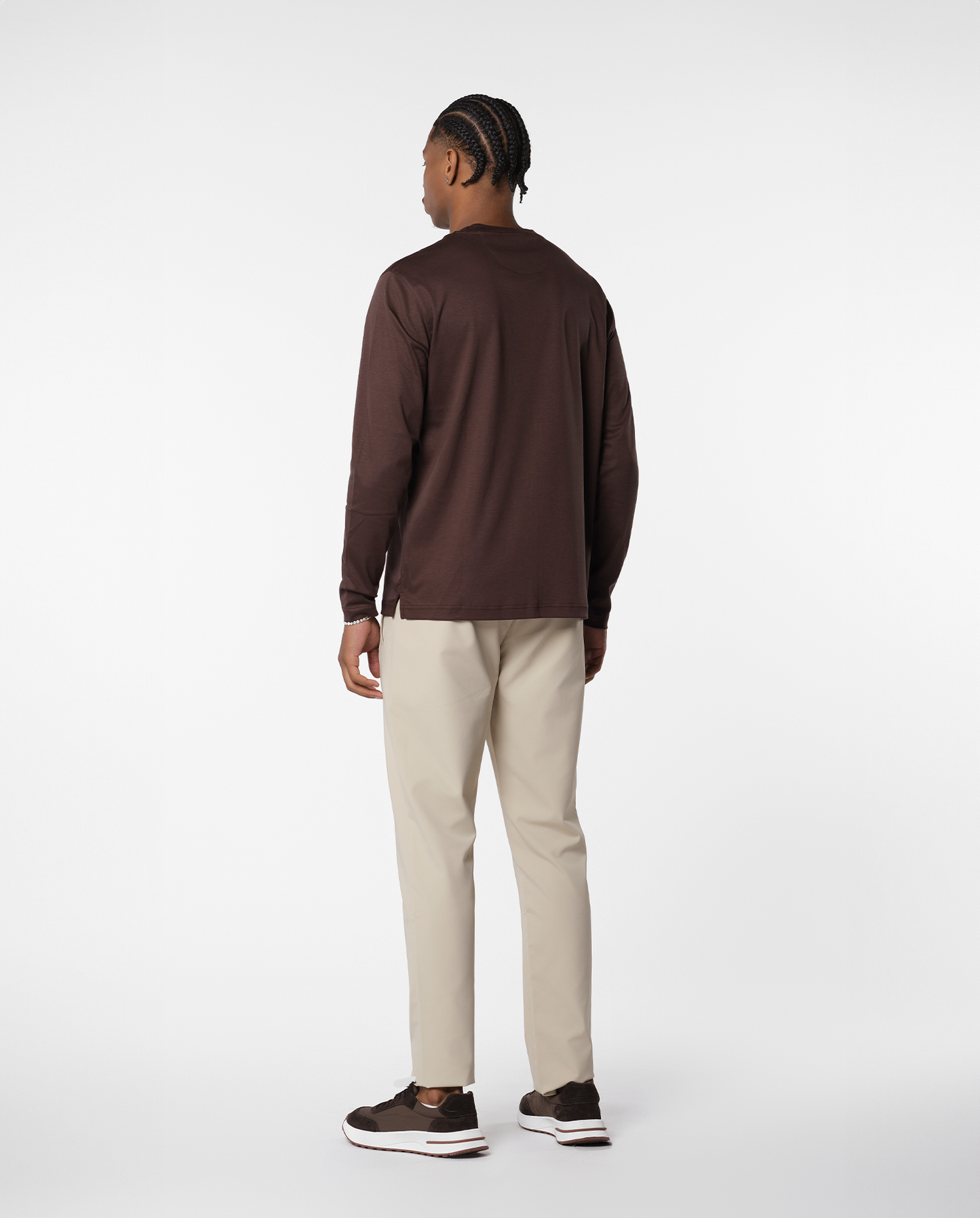 LYXIG L/S T-SHIRT - BRUN