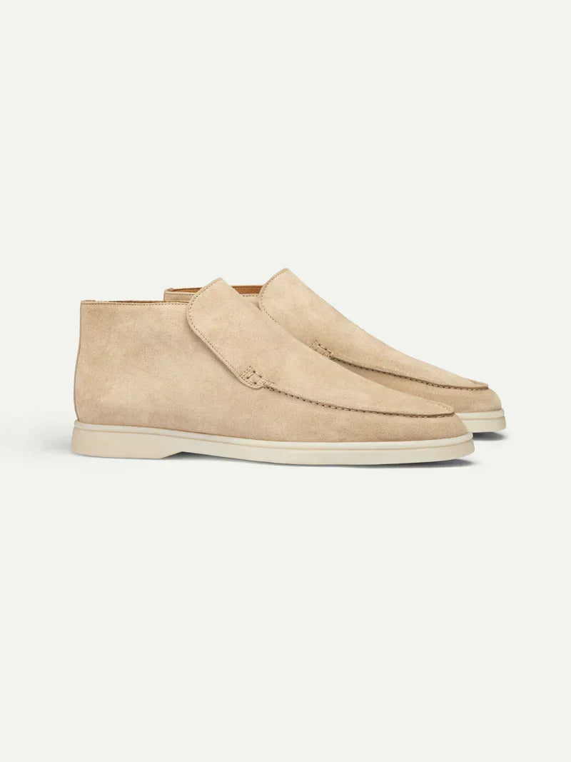 Ljusbeige city-loafer