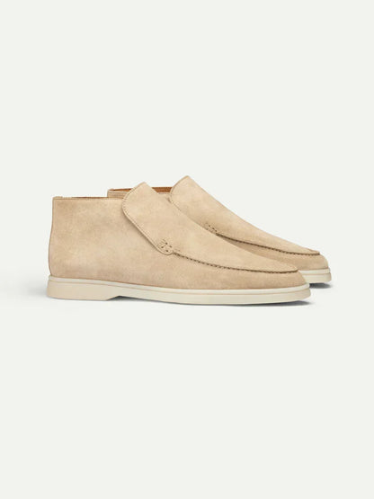 Ljusbeige city-loafer