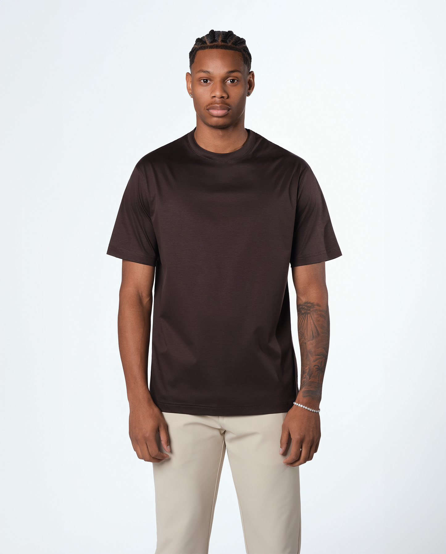LYXIG T-SHIRT - BRUN