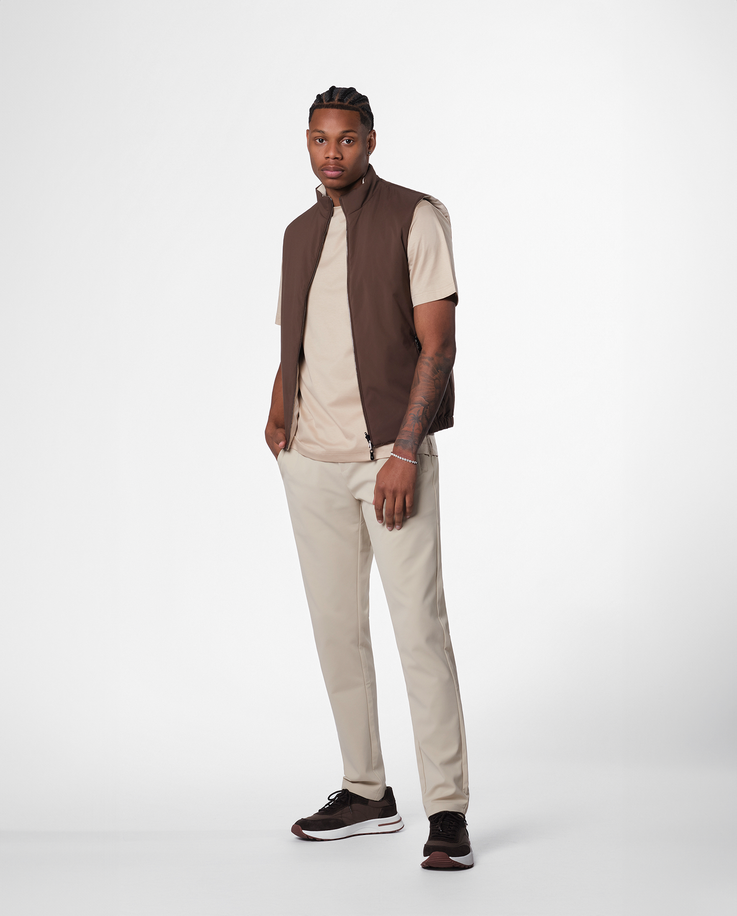 VÄNDBAR VÄST - EBONY/BEIGE