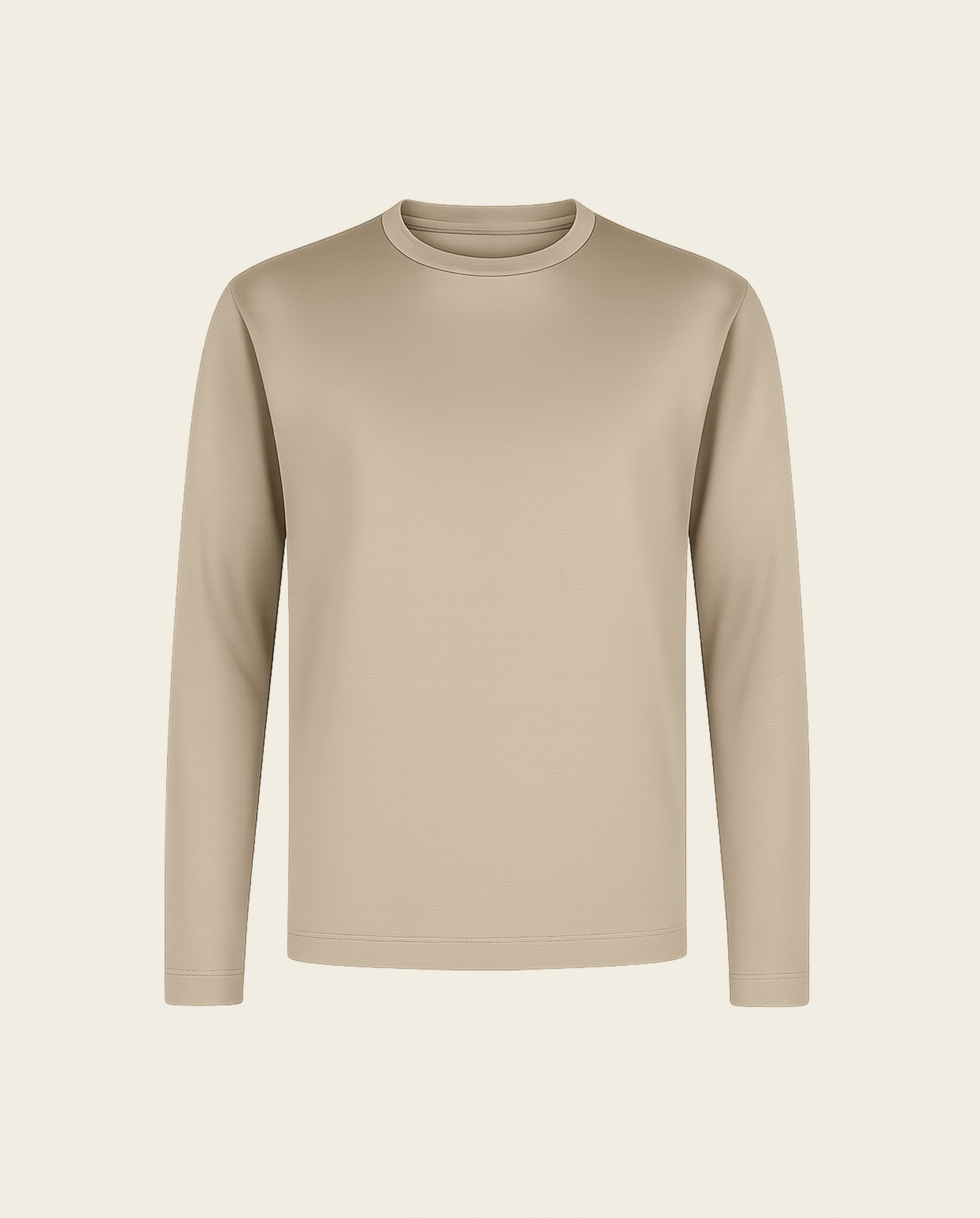LYXIG L/S T-SHIRT - BEIGE