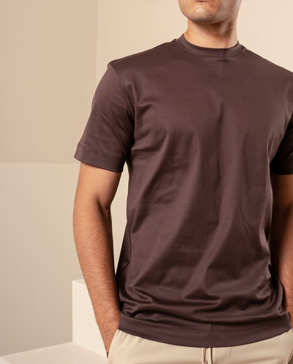 LYXIG T-SHIRT - BRUN
