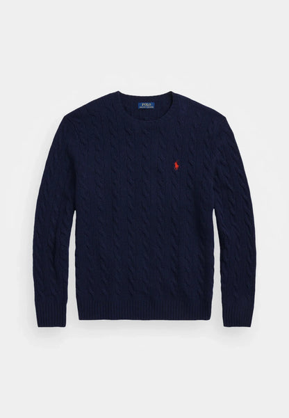 Ralph Lauren Cable-Knit Crew-Neck